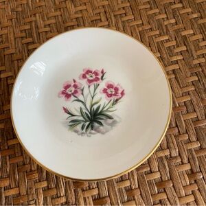 Royal Worcester Dish Plate Vintage England Fine Bone China 4" Small Trinket Ring